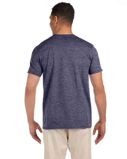 Gildan Adult Softstyle® T-Shirt G640 #color_HEATHER NAVY