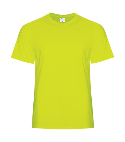 Atc Everyday Collection Everyday Cotton Blend Tee ATC5050 #color_Safety Green