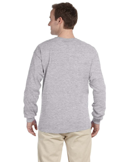 Gildan Adult Ultra Cotton® Long-Sleeve T-Shirt G240 #color_SPORT GREY