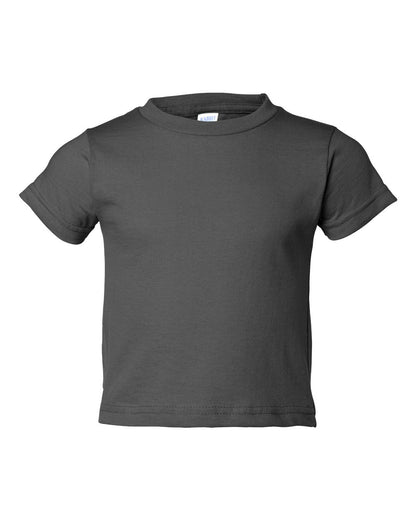 Rabbit Skins Toddler Cotton Jersey Tee 3301T #color_Charcoal