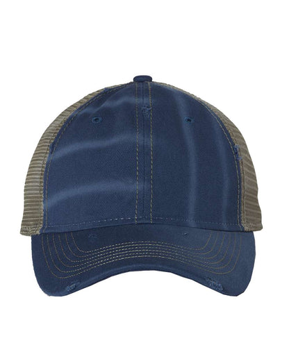 Sportsman Bounty Dirty-Washed Mesh-Back Cap 3150 #color_Ocean/ Sage