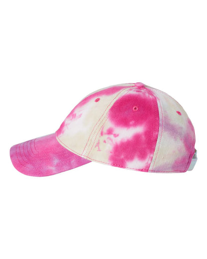 Sportsman Tie-Dyed Dad Hat SP400 #color_Raspberry Mist