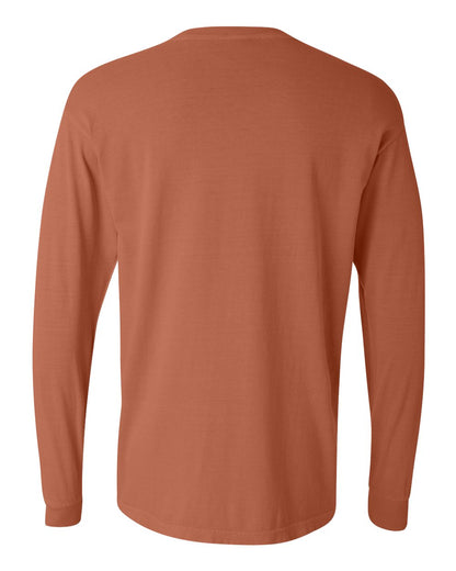 Comfort Colors Garment-Dyed Heavyweight Long Sleeve T-Shirt 6014 #color_Yam