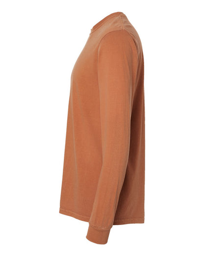 Comfort Colors Garment-Dyed Heavyweight Long Sleeve T-Shirt 6014 #color_Yam