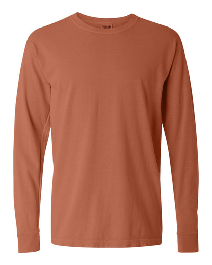 Comfort Colors Garment-Dyed Heavyweight Long Sleeve T-Shirt 6014 #color_Yam