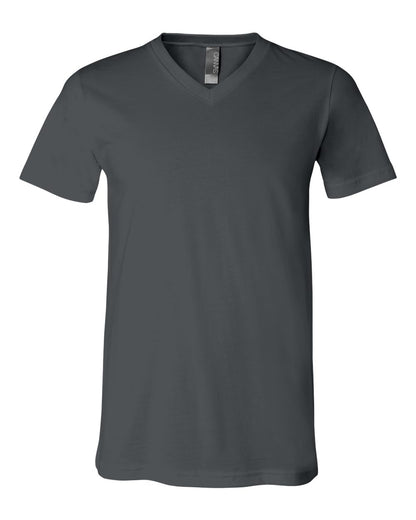 BELLA + CANVAS Jersey V-Neck Tee 3005 #color_Asphalt