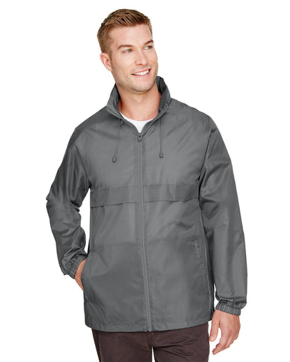 Team 365 Adult Zone Protect Lightweight Jacket TT73 #color_SPORT GRAPHITE
