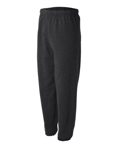 JERZEES NuBlend® Sweatpants 973MR #color_Black Heather