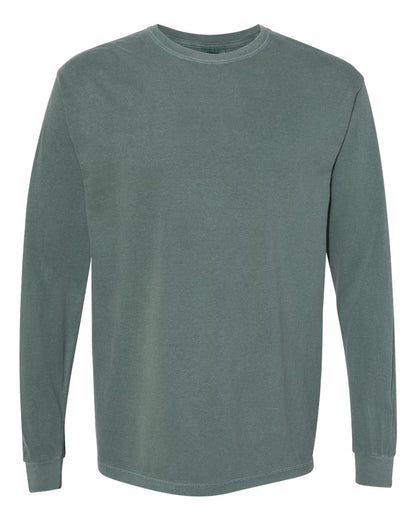 Comfort Colors Garment-Dyed Heavyweight Long Sleeve T-Shirt 6014 #color_Blue Spruce