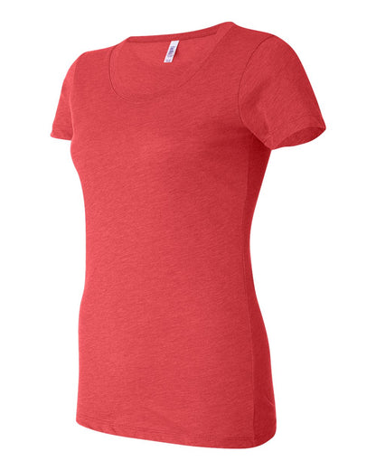BELLA + CANVAS Women's Triblend Tee 8413 #color_Red Triblend