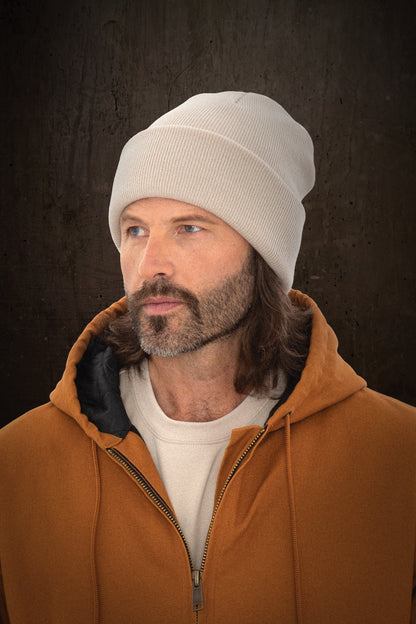 ATC WeRK Accsry Fleece Lined Knit Cuff Beanie WERK1207 #colormdl_Sand