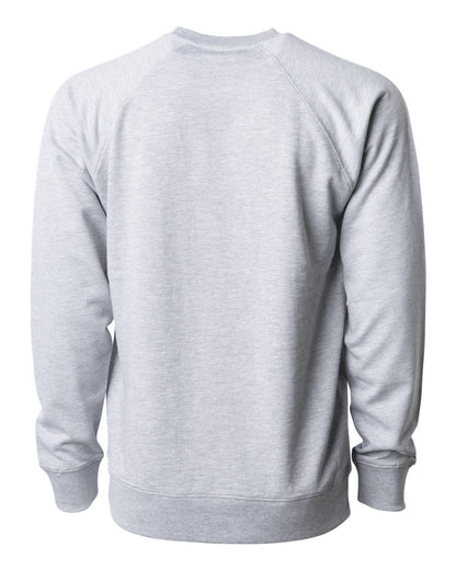 Independent Trading Co. Icon Lightweight Loopback Terry Crewneck Sweatshirt SS1000C #color_Athletic Heather