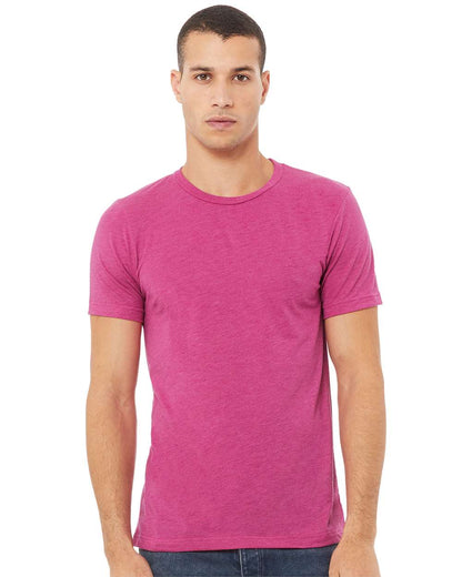 BELLA + CANVAS Triblend Tee 3413 #colormdl_Berry Triblend