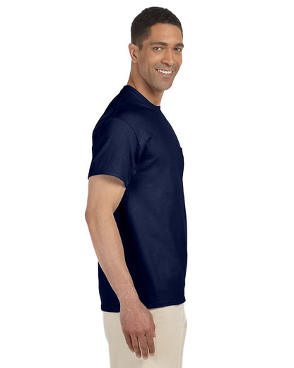 Gildan Adult Ultra Cotton®Pocket T-Shirt G230 #color_NAVY