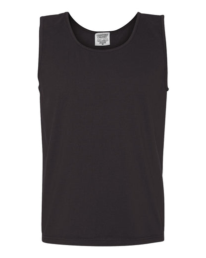 Comfort Colors Garment-Dyed Heavyweight Tank Top 9360 #color_Black