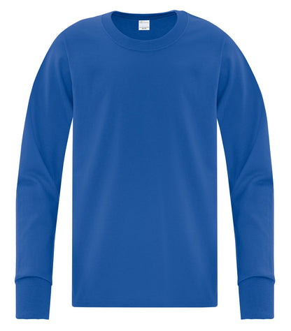 Atc Everyday Collection Everyday Cotton L/S Yth Tee ATC1015Y #color_Royal