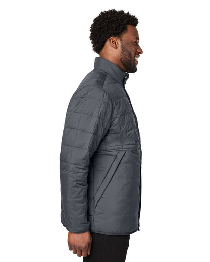 North End Unisex Aura Fleece-Lined Jacket NE721 #color_CARBON