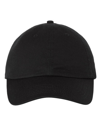 Valucap Adult Bio-Washed Classic Dad Hat VC300A #color_Black