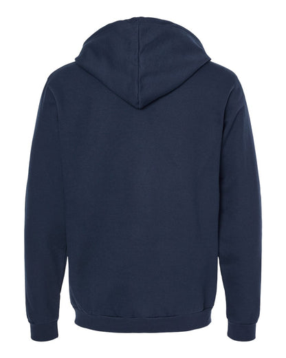 M&O Unisex Zipper Fleece Hoodie 3331 #color_Navy