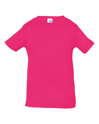 Rabbit Skins Infant Fine Jersey Tee 3322 #color_Hot Pink