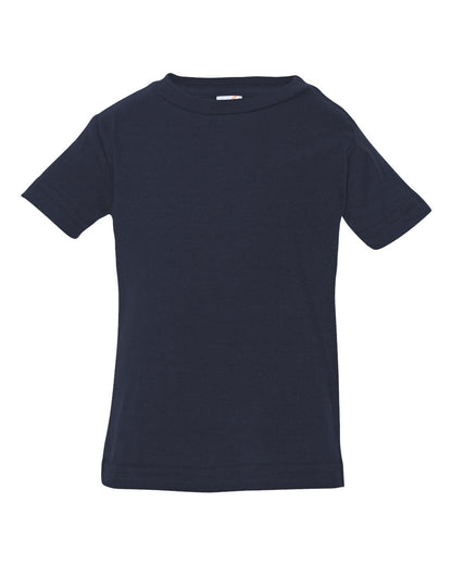Rabbit Skins Infant Fine Jersey Tee 3322 #color_Navy