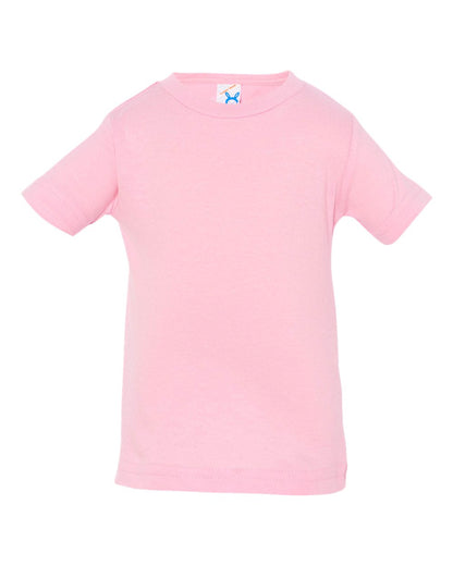 Rabbit Skins Infant Fine Jersey Tee 3322 #color_Pink