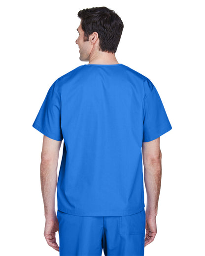 Harriton Adult Restore Scrub Top M897 #color_TRUE ROYAL