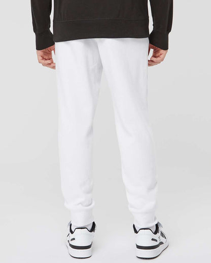 Independent Trading Co. Midweight Fleece Pants IND20PNT #colormdl_White