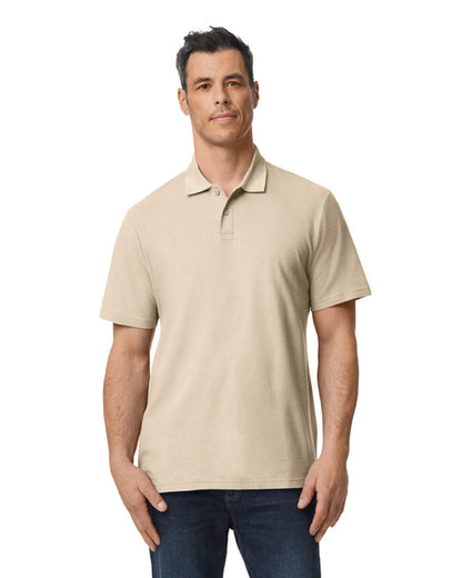 Gildan Men's Softstyle Double Pique Polo G648 #color_SAND