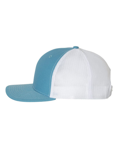 Richardson Snapback Trucker Cap 112 #color_Columbia Blue/ White