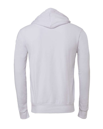 BELLA + CANVAS Sponge Fleece Hoodie 3719 #color_White