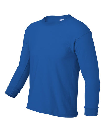 Gildan Ultra Cotton® Youth Long Sleeve T-Shirt 2400B #color_Royal