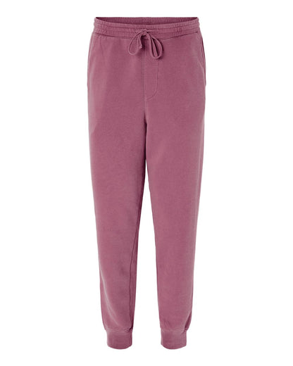 Independent Trading Co. Pigment-Dyed Fleece Pants PRM50PTPD #color_Pigment Maroon