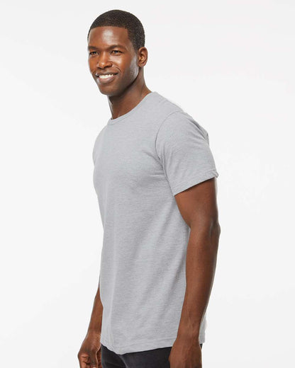 M&O Fine Jersey T-Shirt 4502 #colormdl_Heather Grey