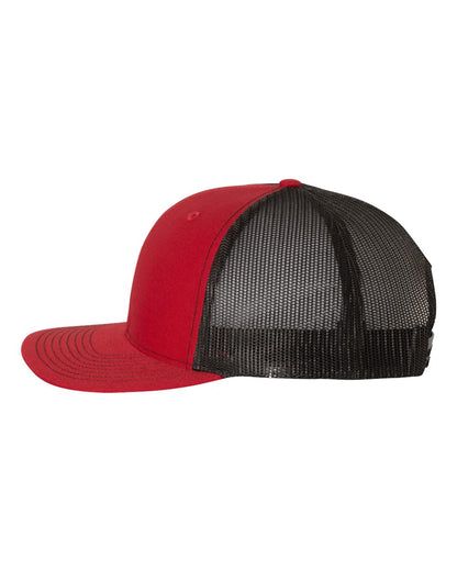 Richardson Snapback Trucker Cap 112 #color_Red/ Black