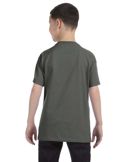 Gildan Youth Heavy Cotton™ T-Shirt G500B #color_MILITARY GREEN