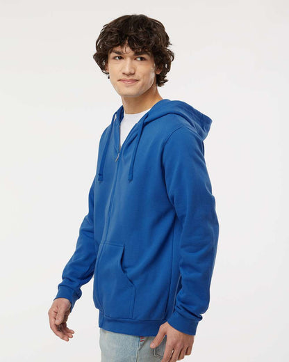 M&O Unisex Zipper Fleece Hoodie 3331 #colormdl_Royal