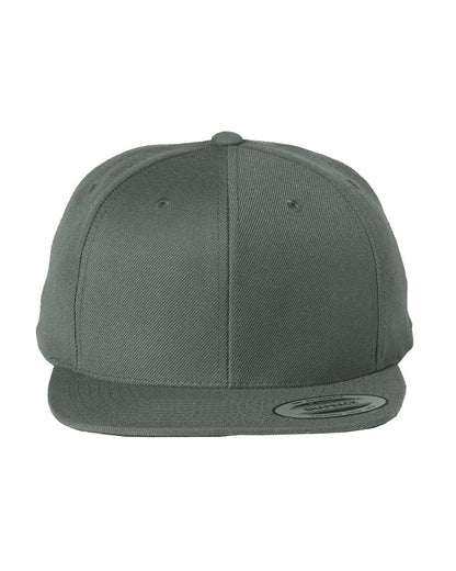 YP Classics Premium Flat Bill Snapback Cap 6089M #color_Dark Grey