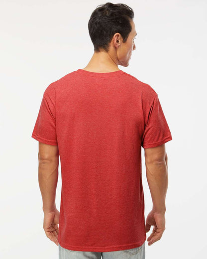 M&O Gold Soft Touch T-Shirt 4800 #colormdl_Heather Red