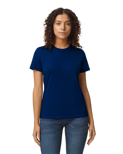 Gildan Ladies' Softstyle Midweight Ladies' T-Shirt G650L #color_NAVY