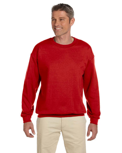 Gildan Adult Heavy Blend™ Fleece Crew G180 #color_RED