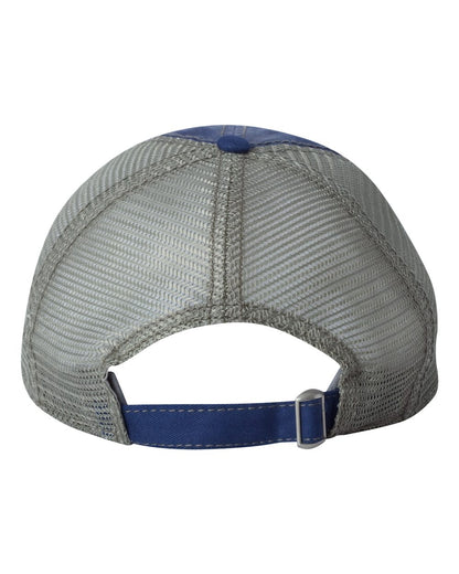 Sportsman Bounty Dirty-Washed Mesh-Back Cap 3150 #color_Ocean/ Sage