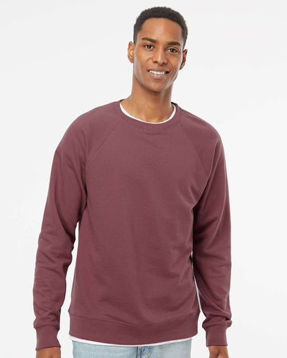 Independent Trading Co. Icon Lightweight Loopback Terry Crewneck Sweatshirt SS1000C #colormdl_Port