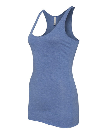 BELLA + CANVAS Ladies' Triblend Racerback Tank 8430 #color_Blue Triblend