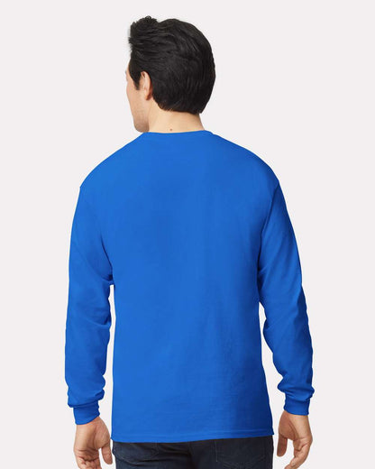 Gildan Ultra Cotton® Long Sleeve T-Shirt 2400 #colormdl_Royal