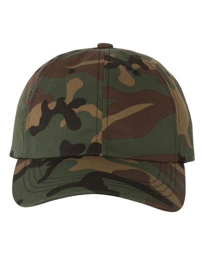 YP Classics Classic Dad Hat 6245CM #color_Green Camo