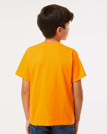 M&O Youth Gold Soft Touch T-Shirt 4850 #colormdl_Safety Orange