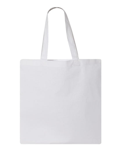 Q-Tees Economical Tote QTB #color_White