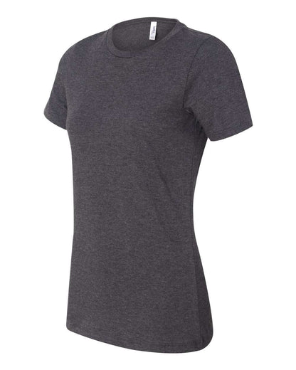 BELLA + CANVAS Women’s Relaxed Fit Heather CVC Tee 6400CVC #color_Dark Grey Heather