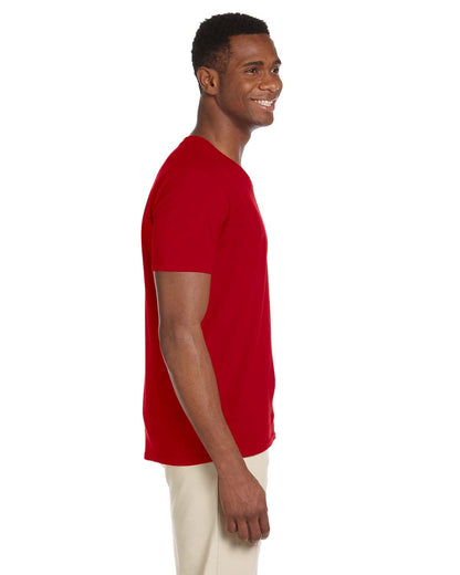 Gildan Adult Softstyle® V-Neck T-Shirt G64V #color_CHERRY RED